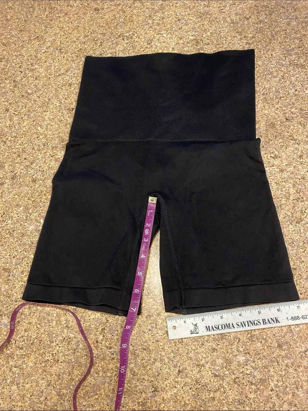 Nautica Intimates Smoothing Slimming Undergarment Shorts Black Large MUSTY SMELL